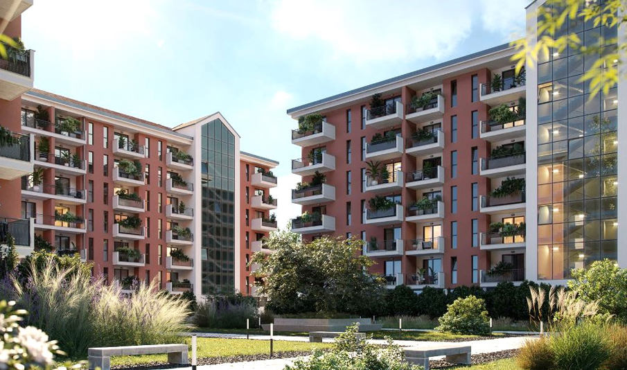OLIMPIA GARDEN, SPLENDIDO 3 LOCALI con TERRAZZINI